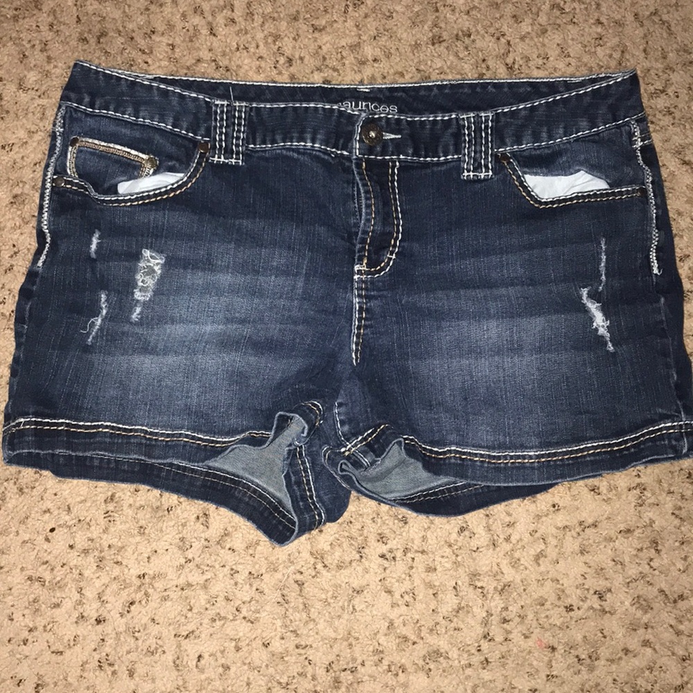 Denim shorts